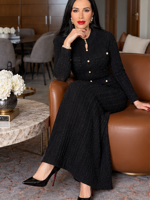 Black Sandro Dress — view 3