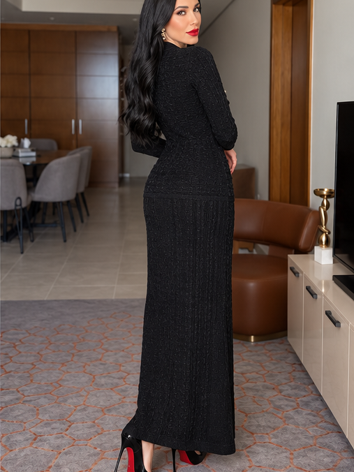 Black Sandro Dress — view 2